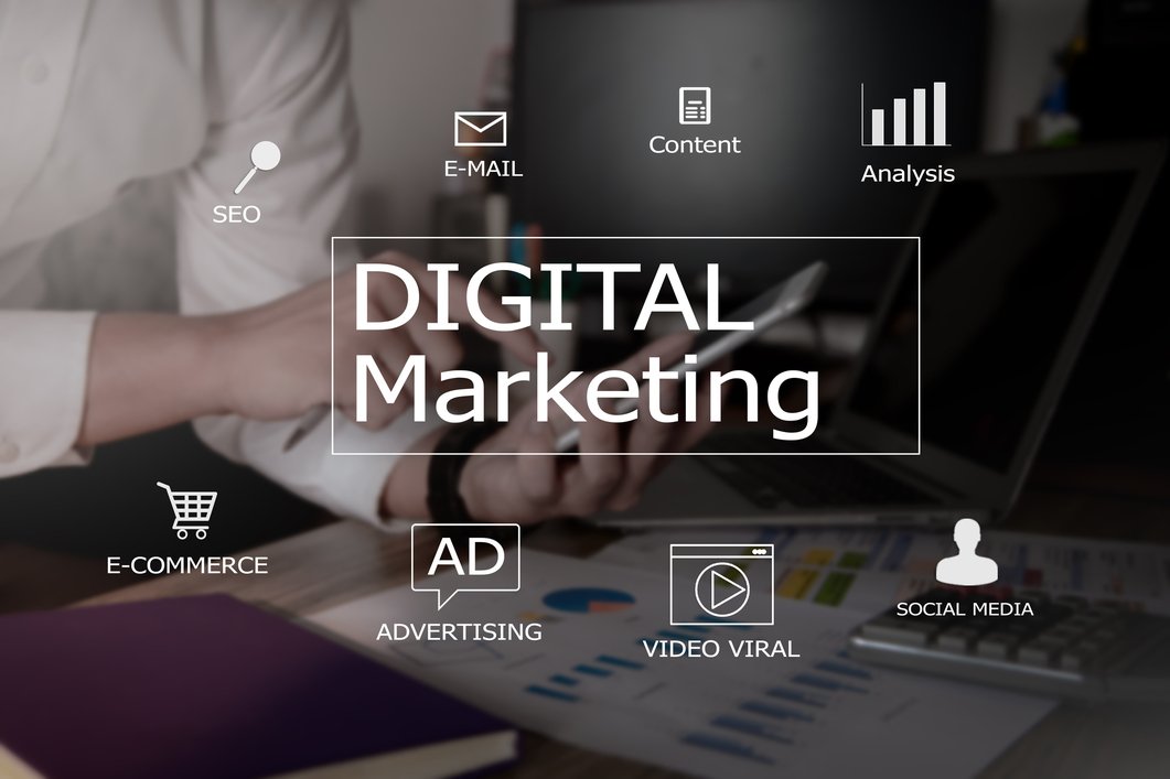 Digital marketing concept.
